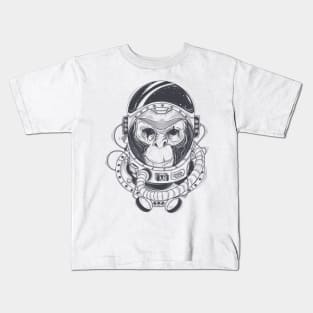 Astro Monkey Kids T-Shirt